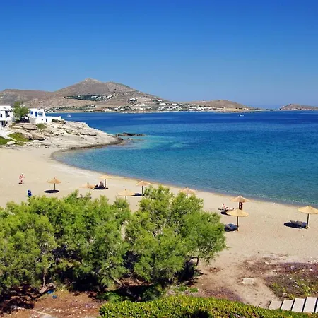 With 2 Bedrooms In With Wonderful Sea View Shared Pool Terrace * Páros